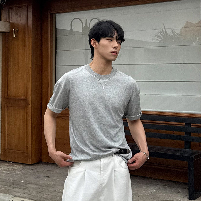 Plain Short Sleeve T-Shirt WN25013