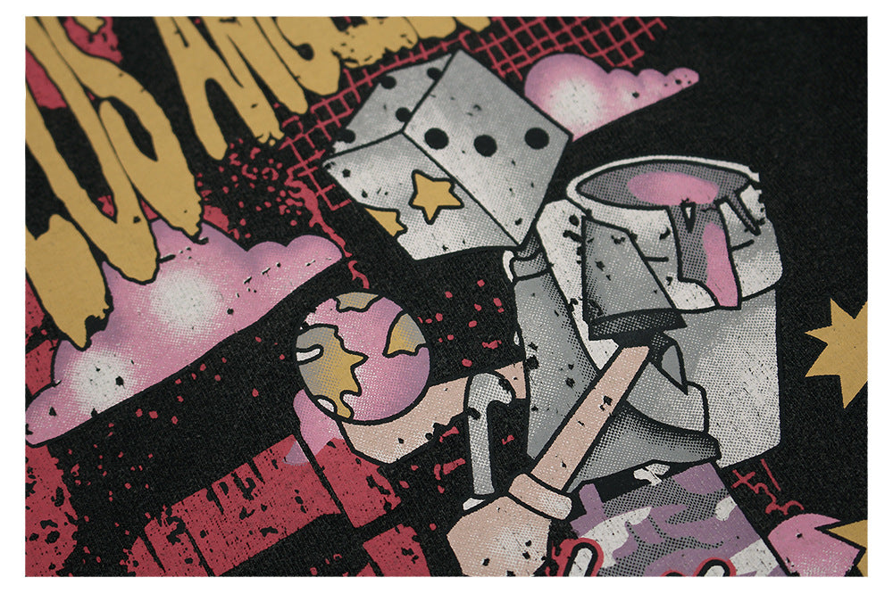 Illustration Graphic Short Sleeve T-Shirt WN26431