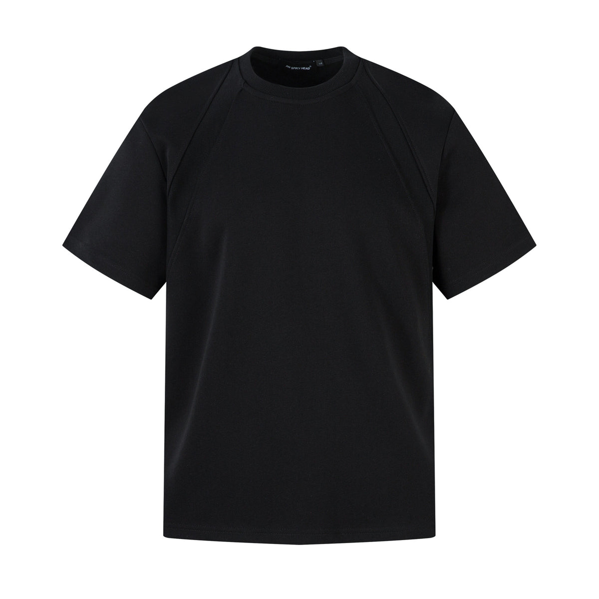 Heavyweight Air Layer Patchwork Oversize Short Sleeve T-Shirt WN26905