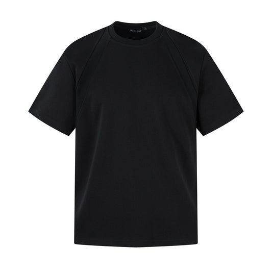 Heavyweight Air Layer Patchwork Oversize Short Sleeve T-Shirt WN26905