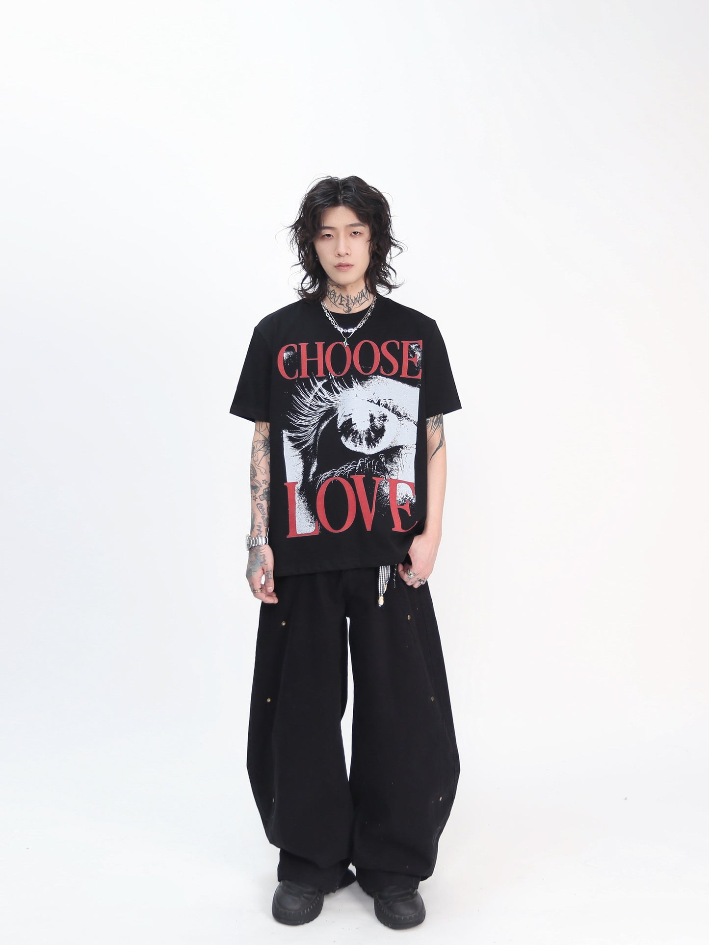 Graphic Print Oversize Short Sleeve T-Shirt WN24424