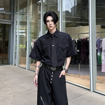 Oversize Pocket Short Sleeve Shirt WN25116