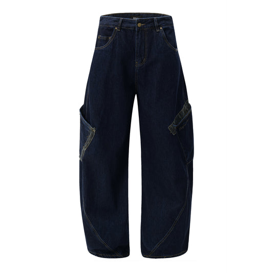 Washed Heavy-Duty Denim Jeans WN12828