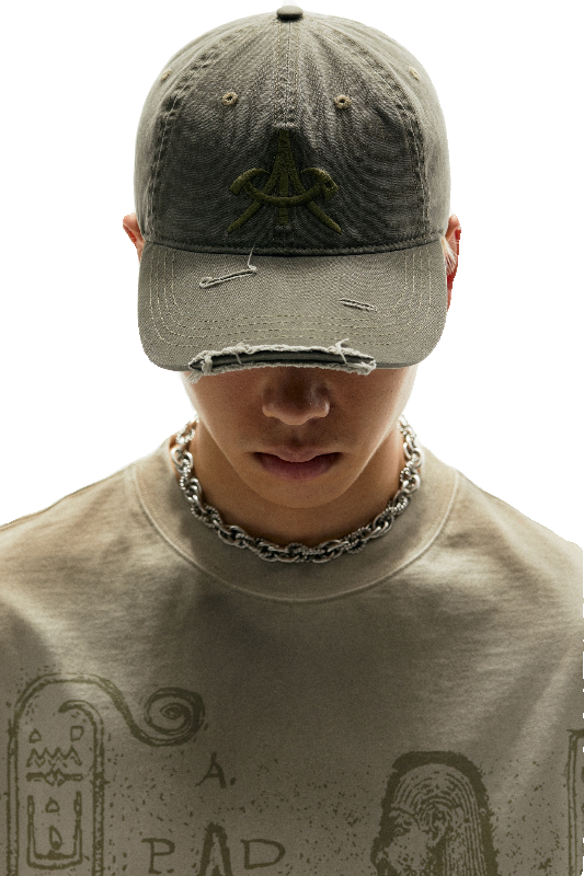 Washed Pure Cotton Snapback Hat WN18858