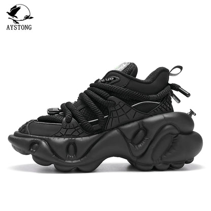 Mecha Chunky Sole Mesh Design Shoes WN19194