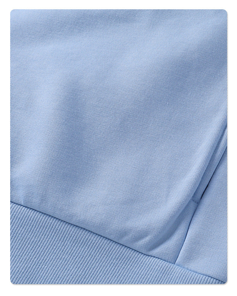 Oversize Plain Zipper Hoodie WN9971