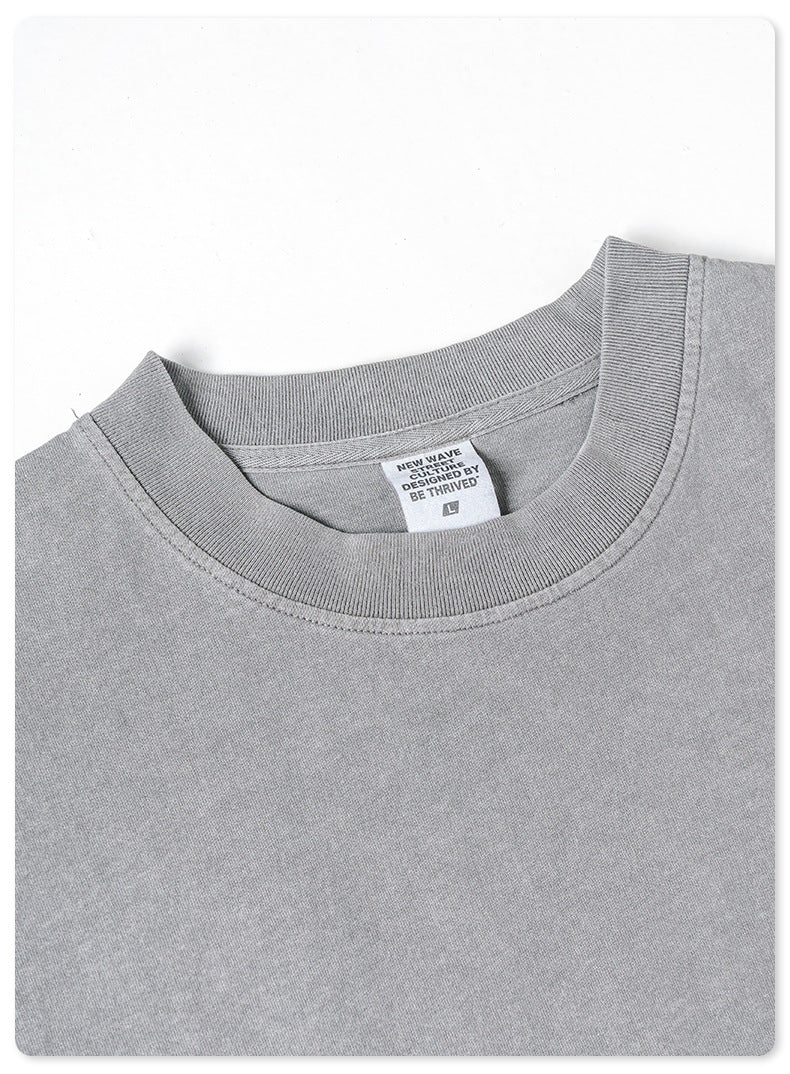 Washed Oversize Sleeveless T-Shirt WN6069