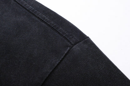 Washed Letter Short Sleeve T-Shirt WN14084