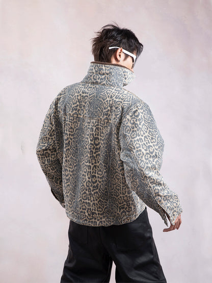 Leopard Reversible Boa Jacket WN9299