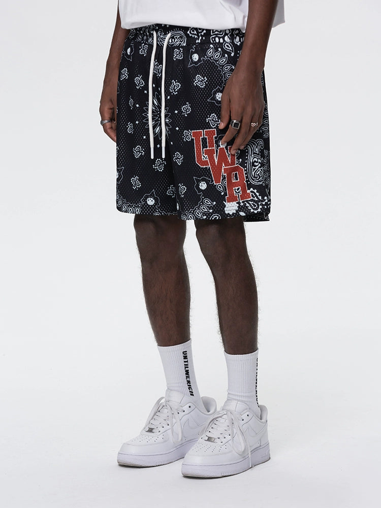 Drawstring Graphic Letter Design Sporty Short Pants WN17777