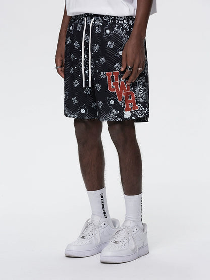 Drawstring Graphic Letter Design Sporty Short Pants WN17777