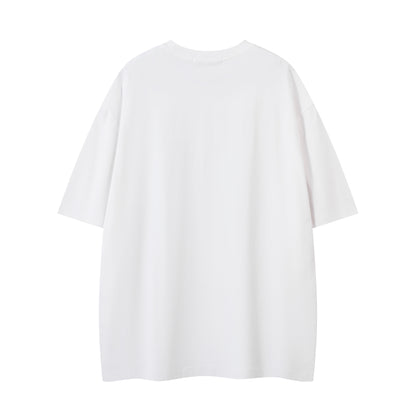 Illustration Graffiti Letter Short Sleeve T-Shirt WN25430