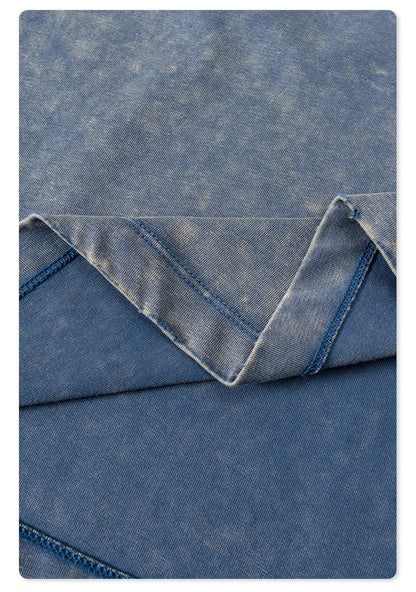 Washed Oversize Short-sleeve T-shirt WN6455