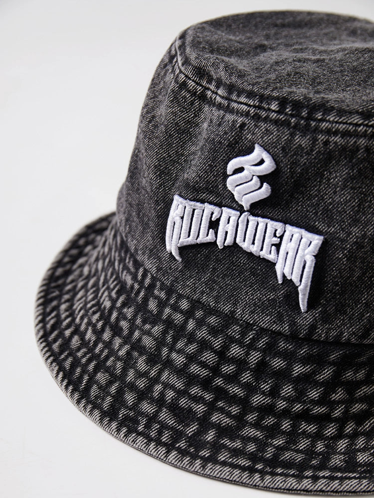 Washed Letter Embroidery Brimmed Hat WN17906