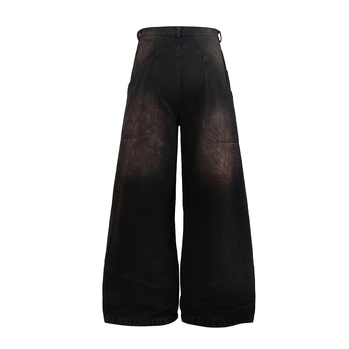 Washed Gradient Wide Leg Denim Jeans WN23603