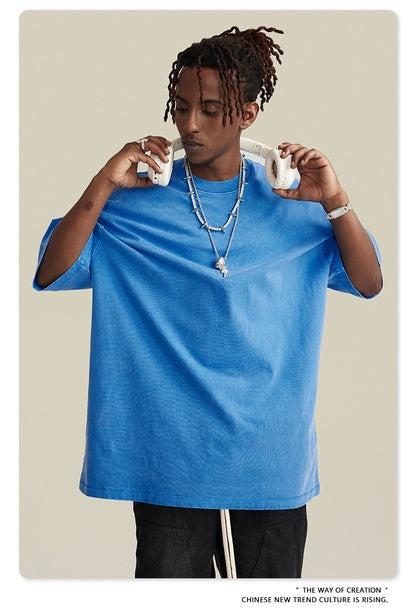 Washed Oversize Short-sleeve T-shirt WN6457