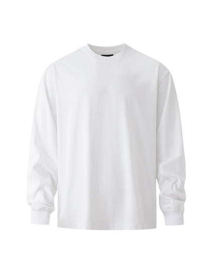Cotton Simple Oversize Long Sleeve T-Shirt WN20330