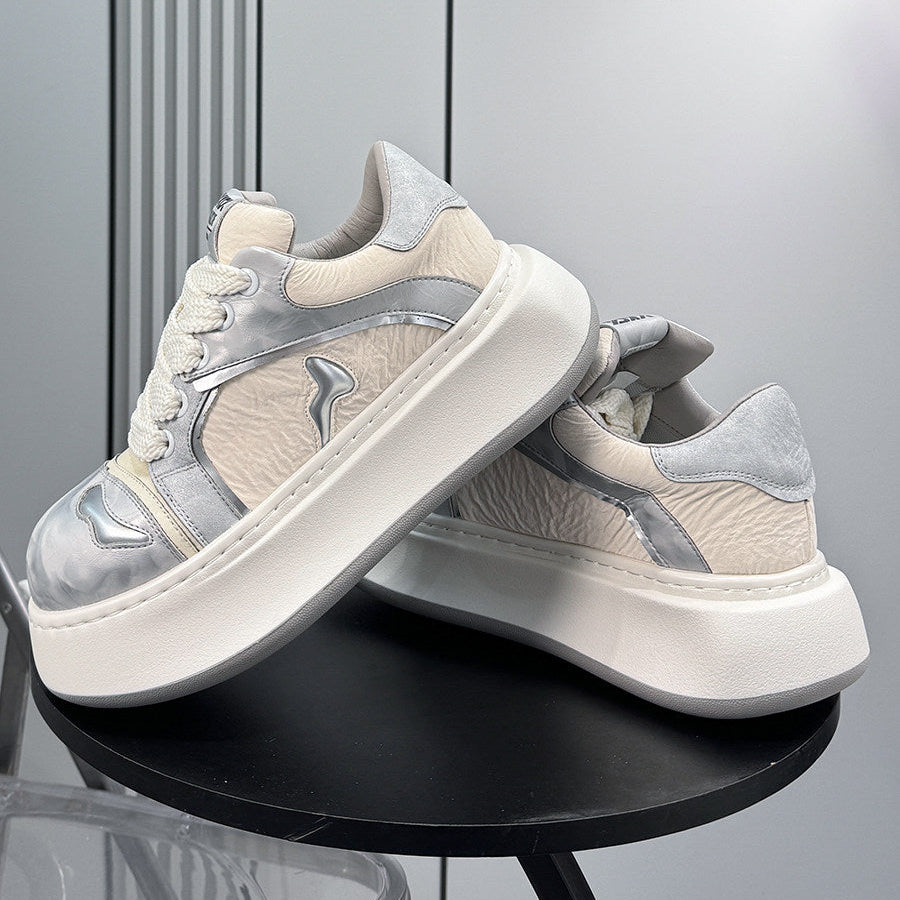 Platform Height Increase Round Toe Sneakers WN24799
