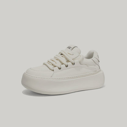 Platform Thick Sole Lace-Up Sneakers WN23499