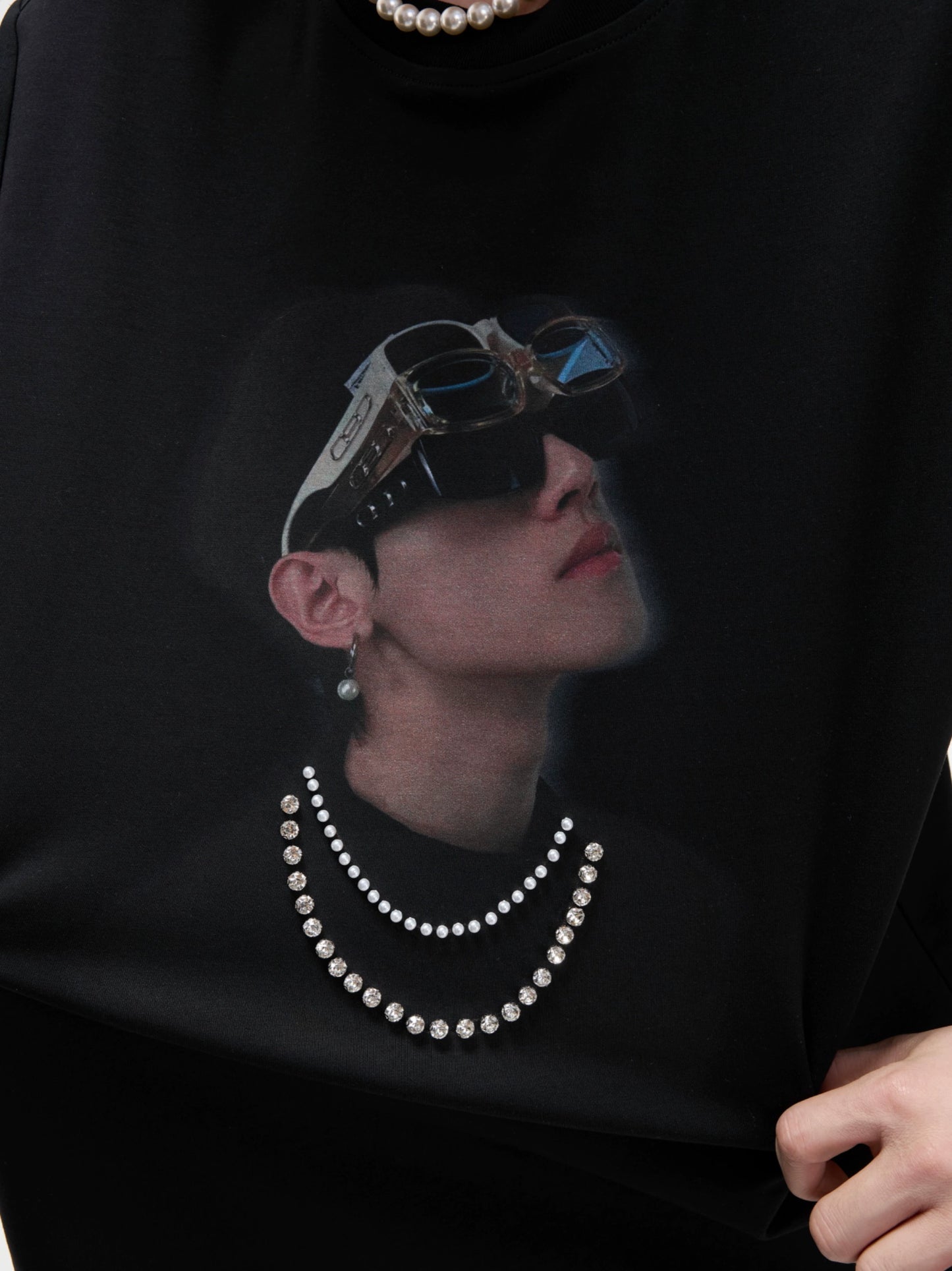 Pearl Art Print Short Sleeve T-Shirt WN20664