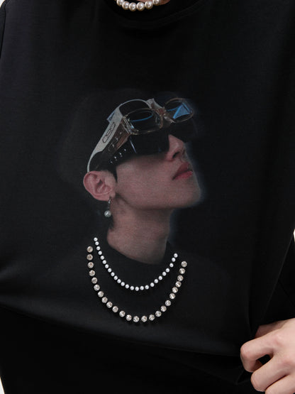 Pearl Art Print Short Sleeve T-Shirt WN20664