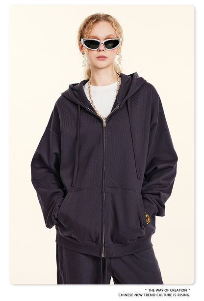 Oversize Zipper Hoodie WN9927