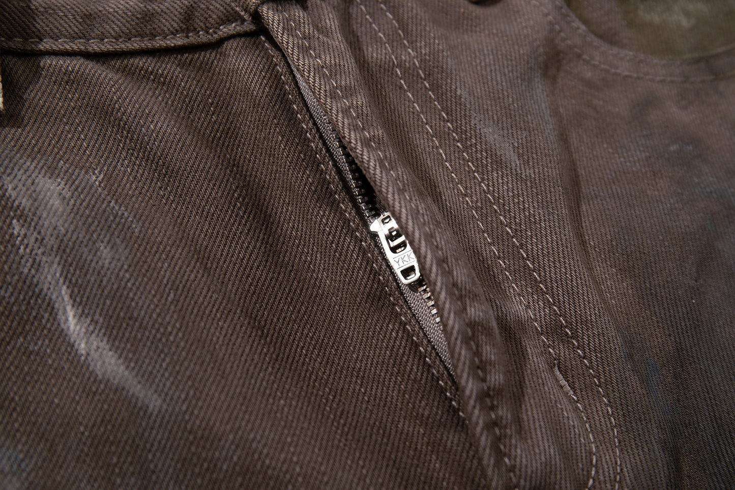 Paint Graffiti Washed Wide Leg Denim Jeans WN23046