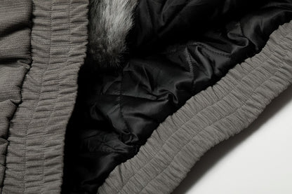 Fake Fur Collar Cuff Detail Jacket WN27963