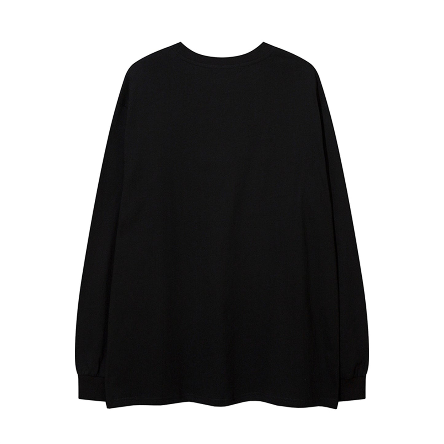 Necklace Letter Graffiti Fleece Sweatshirt WN11210