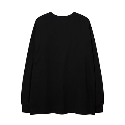 Necklace Letter Graffiti Fleece Sweatshirt WN11210