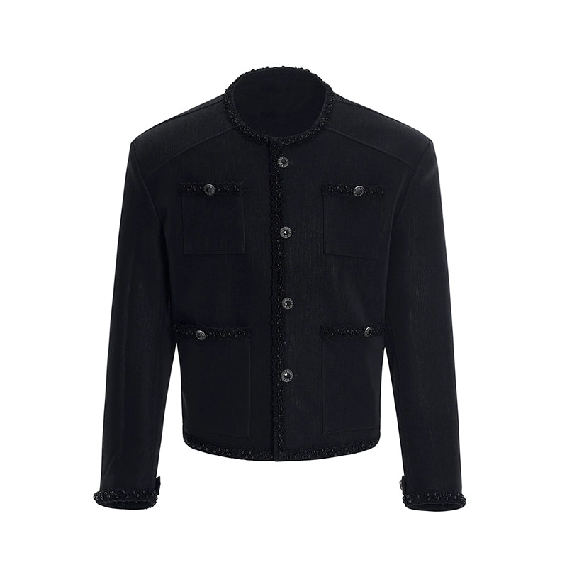 No Collar Short Jacket WN8126