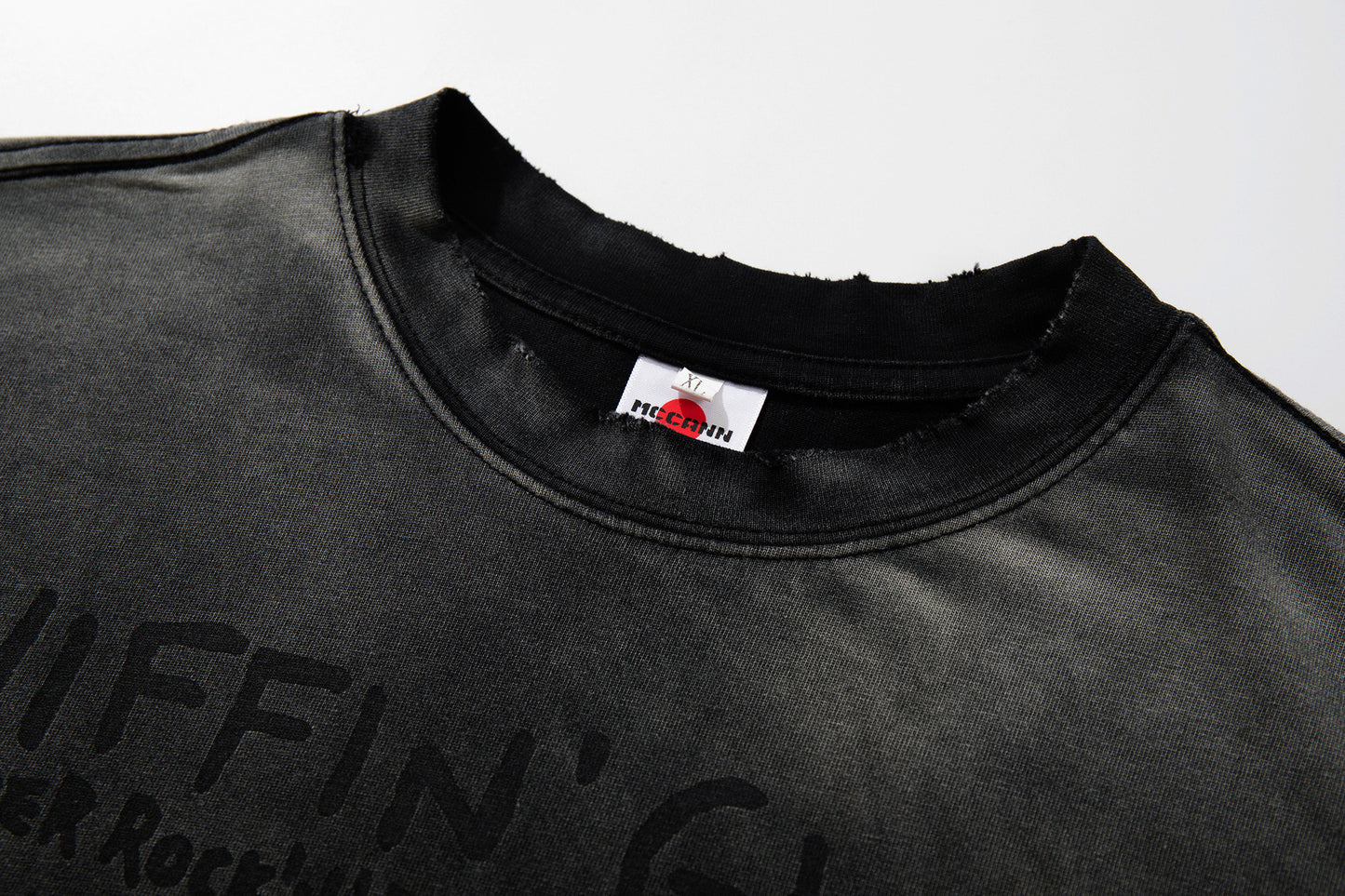 Washed Portrait Graphic Short Sleeve T-Shirt WN25490