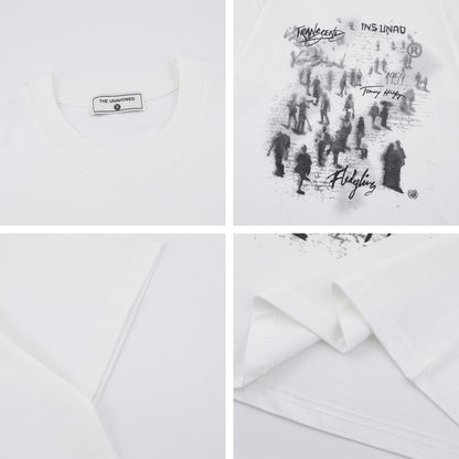 Graphic Letter Short Sleeve T-Shirt WN26763