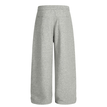 Drape Pleats Wide Leg Sweatpants WN26081