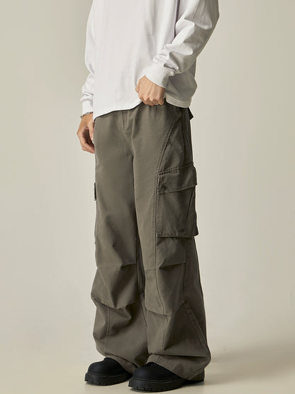 Wide Leg Cargo Pants WN8973