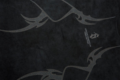 Suede Graffiti Print Oversize Short Sleeve T-Shirt WN15117