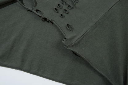 Damage Wash Heavyweight Oversize Short Sleeve T-Shirt WN16115