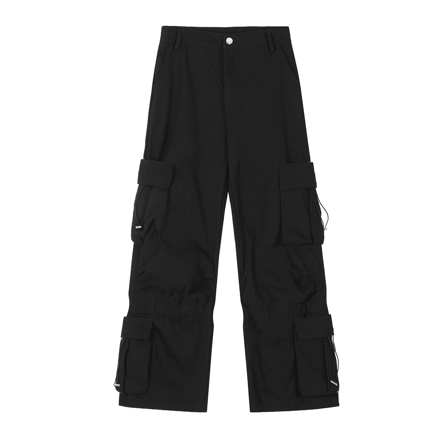 Plain Straight Cargo Pants WN11080