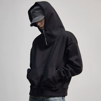 Washed Heavy Oversize Zipper Hoodie WN21179