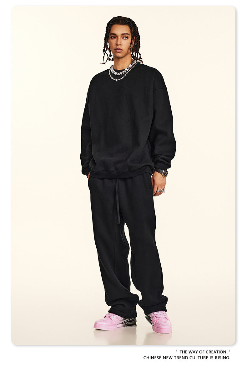 Fleece Lining Oversize Sweatshirt WN9928