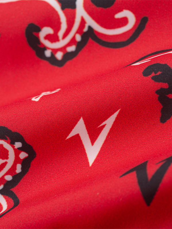 Paisley Hooded White Duck Down Jacket WN21002