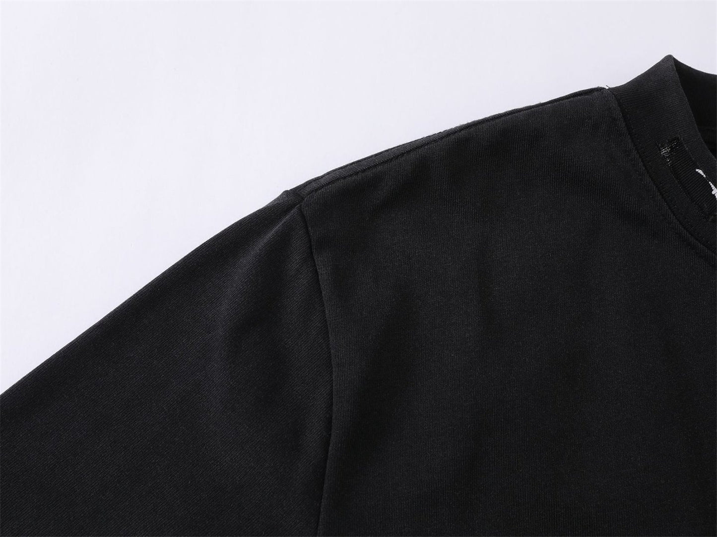 Neck Letter Short Sleeve T-Shirt WN26768