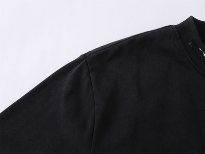 Neck Letter Short Sleeve T-Shirt WN26768