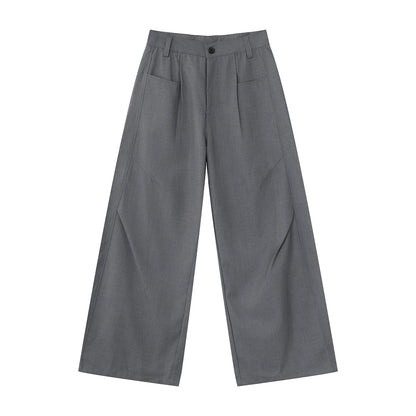 Pleats Wide Leg Trousers WN24954