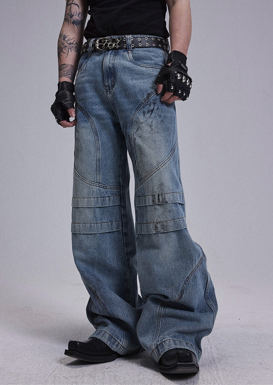 Wide-leg Denim Jeans WN4962