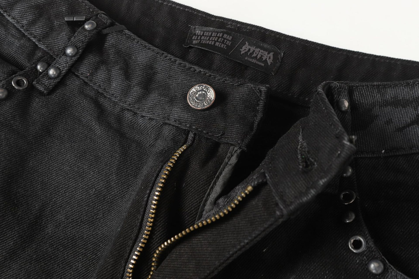 Wash Tapered Full-Length Denim Jeans WN25666
