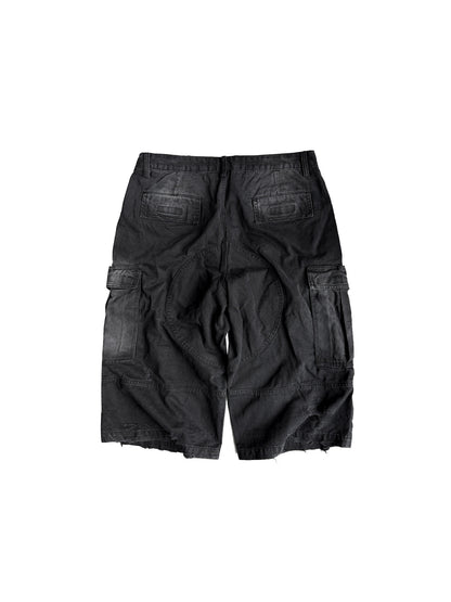 3D Pocket Abrasion YKK Zipper Cargo Denim Jeans WN27058