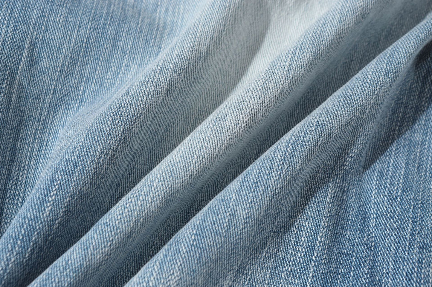 Damage Whisker Washed Wide Leg Denim Jeans WN25948
