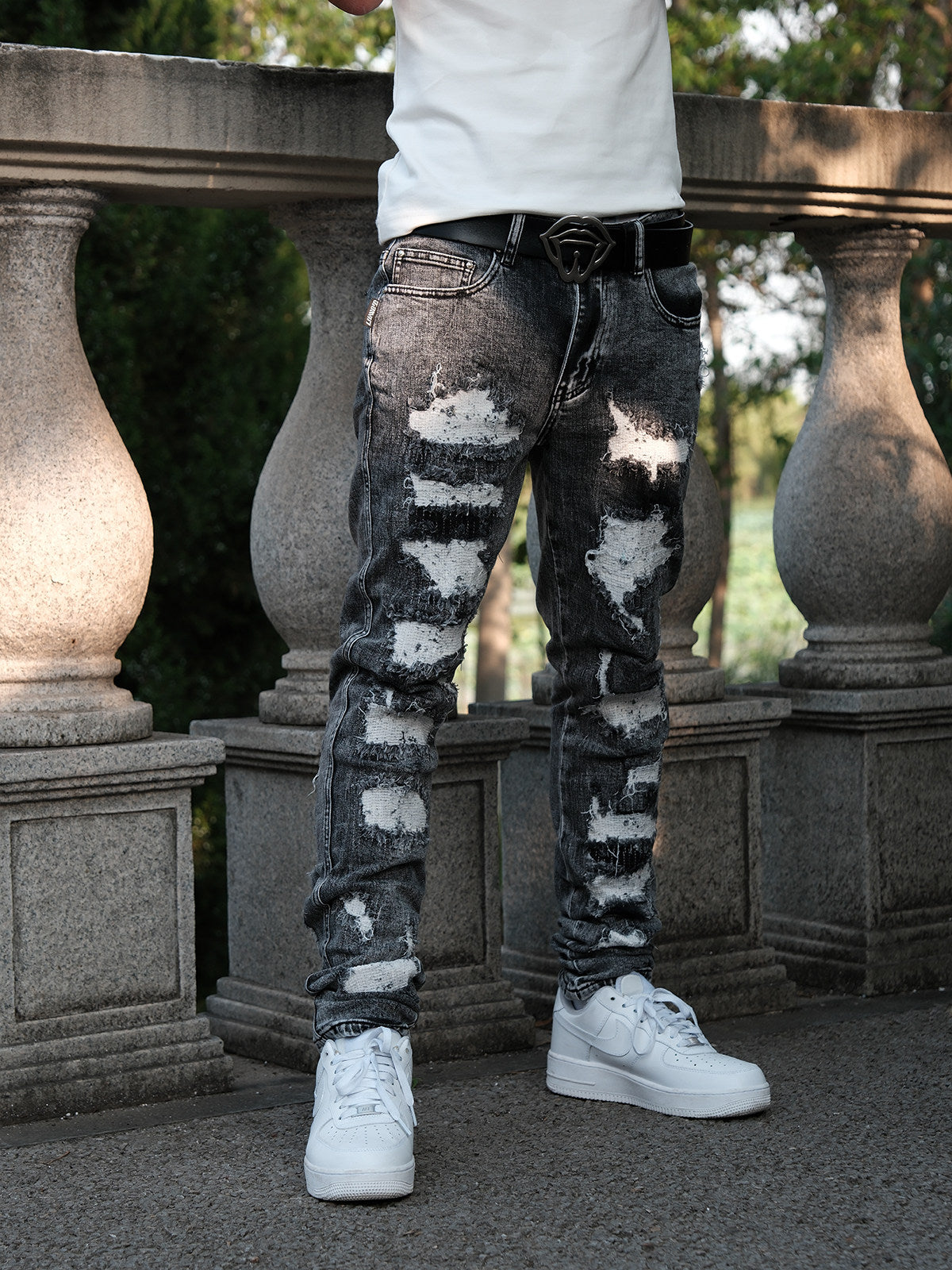 Skinny Damage Denim Jeans WN26650