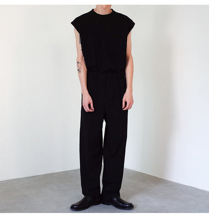 Adjustable Hem Straight Trousers WN21607